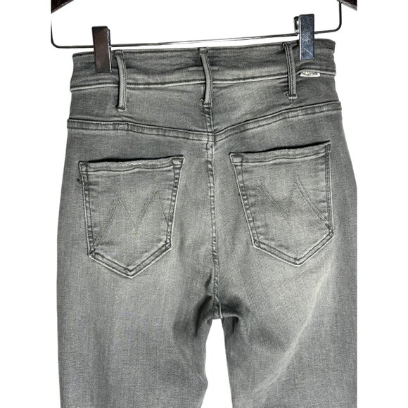 Mother The Hustler Ankle Barely There Washed Black Grey-sz 24 - Picture 12 of 14